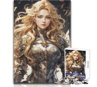 Puzzle de 1000 pièces pour Adolescents : Une Noble chevalière Jeu éducatif et Stimulant Idéal comme Cadeau de Noël Secret Dimensions : 38x52 cm