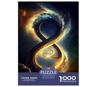 Puzzle de 1000 pièces pour adolescents Univers Infini Infini pour adultes Jeux de relaxation Coupe de précision Soulagement du stress Cadeaux 52 x 38 cm/1000 pièces