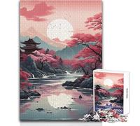 Puzzle de 1000 pièces pour Adolescents - Utopie apaisante et relaxante - Assemblage précis - Dimensions:50x75cm