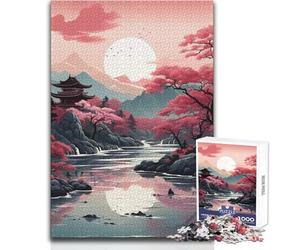 Puzzle de 1000 pièces pour Adolescents - Utopie apaisante et relaxante - Assemblage précis - Dimensions:50x75cm