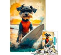 Puzzle de 1000 pièces pour Adolescents Vagues d'été Idéal pour Un Anniversaire ou Noël Jeu éducatif Difficile À partir de 14 Ans (38x52cm)