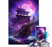 Puzzle de 1000 pièces pour Adolescents Vaisseau Spatial Galactique Jeu éducatif et Stimulant Idéal pour s'amuser en Famille Cadeau Parfait (Dimensions 75x50cm)