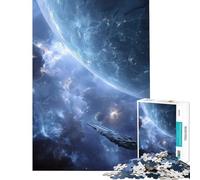 Puzzle de 1000 pièces pour Adolescents Vaisseau Spatial Pandora Exploration activités Amusantes à la Maison Cadeaux pour Femmes Jeux familiaux à partir de 14 Ans (38x52cm)