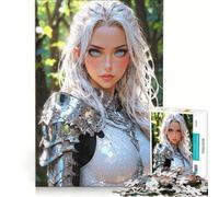 Puzzle de 1000 pièces pour Adolescents Valenti Paladin de la Cité d'argent Jeu de Construction détente intellectuelle idéal pour décorer Un Bureau 38x26cm