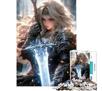 Puzzle de 1000 pièces pour Adolescents Valkyrie Romance Un défi Difficile à relever pour Toute la Famille ! Jeu Amusant à partir de 14 Ans Format 38x26cm
