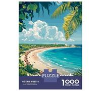Puzzle De 1000 Pièces pour Adolescents Varadero Beach Cuba Puzzles pour Adultes - Défi Difficile - Activités Amusantes À La Maison pour Les Jeux 52x38cm/1000pcs