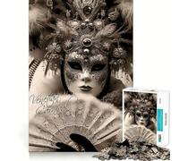 Puzzle de 1000 pièces pour Adolescents Venise Charmante Jeu d'art sans Couture Concentration mentale Temps de détente Cadeau de Noël et de Loisirs (50x75cm)
