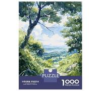 Puzzle De 1000 Pièces pour Adolescents Verdant Outlook Puzzle Adulte Anti-Stress, Décoration Murale, Difficile Et Stimulant 70x50cm/1000pcs