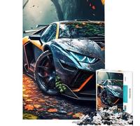 Puzzle de 1000 pièces pour Adolescents Voiture en août Activités Amusantes à la Maison Améliore la mémoire Jouet Décoration Murale À partir de 14 Ans (38x52cm)