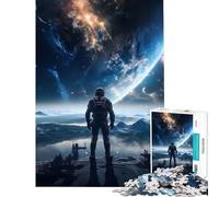 Puzzle de 1000 pièces pour Adolescents Voyage astronomique Jeu de réflexion éducatif Cadeau d'anniversaire idéal pour Les Couples (Dimensions 38x26cm)