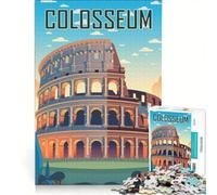 Puzzle de 1000 pièces pour Adolescents Voyage dans la Rome Antique Jeu de réflexion Difficile et Stimulant idéal en Cadeau pour Toute la Famille 50x75cm