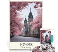 Puzzle de 1000 pièces pour Adolescents, Voyage dans Le New Jersey, Jouet Anti-Stress, décoration intérieure, Collection d'artistes, Beaux-Arts 38x52cm