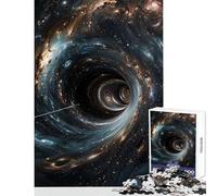 Puzzle de 1000 pièces pour Adolescents Voyage interstellaire à Distorsion Jeu Relaxant décoration Murale Jouet éducatif avec Poster Assorti et fiche de Questions-réponses (50x75cm)