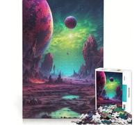 Puzzle de 1000 pièces pour Adolescents Voyageur céleste, Jouet Anti-Stress, Course de Vitesse Manuelle, renforce Les Liens Amoureux 38x26cm