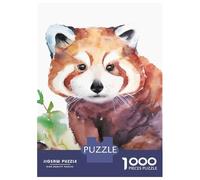 Puzzle De 1000 Pièces pour Adolescents Wild Red Panda Puzzle pour Adultes - Jouet Anti-Stress - Améliore La Mémoire - Défi Éducatif 70x50cm/1000pcs