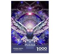 Puzzle De 1000 Pièces pour Adolescents Wisdom of Owls Puzzles pour Adultes, Jeux De Détente, Assemblage De Motifs, Activités Amusantes À La Maison, 52x38cm/1000pcs