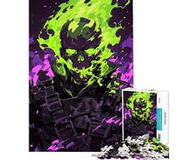 Puzzle de 1000 pièces pour Adolescents Yeux de Morts-Vivants pour Anniversaire Noël Jeu éducatif Anti-Stress Convient aux 14 Ans et Plus 50x75cm