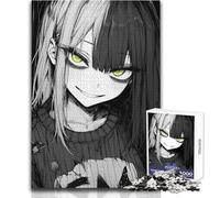 Puzzle de 1000 pièces pour Adolescents, Yeux Verts Lumineux, Passe-Temps idéal pour se détendre et se Relaxer, découpe Nette et régulière, Dimensions:50x75cm