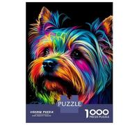 Puzzle De 1000 Pièces pour Adolescents Yorkshire Colorful Puzzle Adulte Jeu Manuel Améliore La Mémoire Difficile Et Stimulant 70x50cm/1000pcs