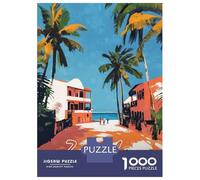 Puzzle De 1000 Pièces pour Adolescents Zanzibar Travel Puzzle Jeu Manuel Difficile Difficile Cadeaux pour Les Amis Et La Famille 52x38cm/1000pcs