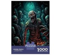 Puzzle De 1000 Pièces pour Adolescents Zombie Outbreak Puzzle pour Adultes Jeu Manuel pour Améliorer La Mémoire Cadeau d'anniversaire, Cadeaux, 52x38cm/1000pcs