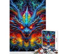 Puzzle de 1000 pièces pour adolescentsLe Triomphe du Dragon Jeu éducatif d'analyse et de logique Jouet à Monter soi-même Interaction Parent-Enfant (75x50cm)
