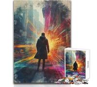 Puzzle de 1000 pièces pour adolescentsun Homme Face à Un Avenir prometteur, Un défi Difficile, Un Jeu Familial adapté aux 14 Ans et Plus (Taille 50x75cm)