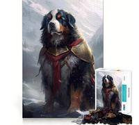 Puzzle de 1000 pièces pour adulte - Motif montagnes bernoises et vikings - Design riche en détails - Idée cadeau pour des heures de détente (50 x 75 cm)