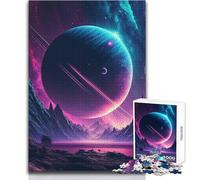 Puzzle de 1000 pièces pour Adultes - À la Recherche de Nouveaux Mondes - Temps Libre Calme et agréable - Découpe de précision avancée - Dimensions:38x26cm