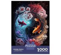 Puzzle De 1000 Pièces pour Adultes A Yin and Yang Journey Puzzle pour Adultes Jeux Relaxants Cadeau d'anniversaire Cadeaux Uniques pour Anniversaire Et Noël 52x38cm/1000pcs