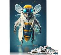 Puzzle de 1000 pièces pour Adultes - Abeille de Laboratoire bourdonnante - Casse-tête créatif pour Adultes et Adolescents - 38 x 26 cm - 1000 pièces