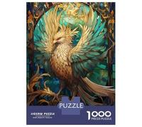 Puzzle De 1000 Pièces pour Adultes, Abstract Phoenix Kintsugi, Expérience Puzzle Relaxante, Idée Cadeau Noël, Pièces Durables, 52x38cm/1000pcs