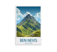 Puzzle de 1000 pièces pour Adultes, Affiches des Hautes Terres du Ben Nevis, Puzzle de 1000 pièces, Jeu éducatif Classique, Magnifique Puzzle décoratif 52 x 38 cm