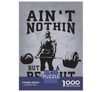 Puzzle De 1000 Pièces pour Adultes Aint NothinBut A Peanut - Ronnie Gym Motivation Puzzles pour Adolescents Jeu Manuel Défi Difficile Cadeau d'anniversaire, Cadeaux, 52x38cm/1000pcs