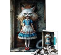 Puzzle de 1000 pièces pour Adultes Alice hantée Jeu éducatif et ludique Cadeau d'anniversaire idéal (Dimensions 75x50cm)