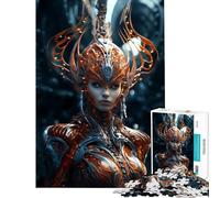 Puzzle de 1000 pièces pour Adultes Alien Sacred Force Stimule Le Cerveau Décoration intérieure Jouet éducatif À partir de 14 Ans (38x26cm)