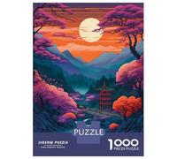 Puzzle De 1000 Pièces pour Adultes Amazing Landscape Japan Puzzle Adulte, Jouet, Décoration Murale, Une Œuvre d'art, Activités Amusantes À La Maison 70x50cm/1000pcs