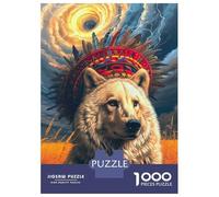 Puzzle De 1000 Pièces pour Adultes American Dog Puzzle pour Adolescents Analyse Et Logique Aide À Stimuler Le Cerveau Idéal comme Cadeau pour Toute La Famille 52x38cm/1000pcs