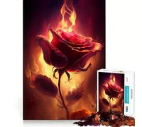 Puzzle de 1000 pièces pour Adultes « Amour brûlant » (38x26cm) Jeu de réflexion et de Calme,scène de Noël