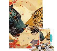 Puzzle de 1000 pièces pour Adultes Amour Interdit Jeu d'assemblage Manuel Interaction Parent-Enfant (50x75cm)