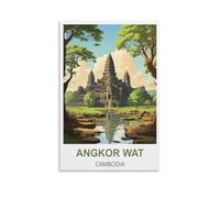 Puzzle de 1000 pièces pour Adultes - Angkor Wat, Cambodge - Puzzle Classique - Puzzle pour Enfants - Puzzle Stimulant et Difficile pour Adultes et Adolescents - 52 x 38 cm