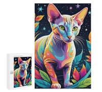 Puzzle de 1000 pièces pour Adultes - Animaux colorés, lévriers bretons, scènes de la Vie Quotidienne, Convient aux Hommes et aux Femmes, 70 x 100 cm