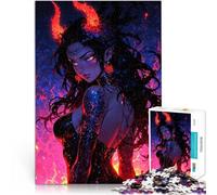 Puzzle de 1000 pièces pour Adultes Anime Reine de l'enfer Jouet éducatif d'apprentissage Liste de souhaits avec Le Père Noël 38x26cm
