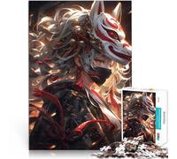 Puzzle de 1000 pièces pour Adultes Anime Samurai Maiden Jouet éducatif d'apprentissage est idéal comme Cadeau pour Toute la Famille 38x26cm