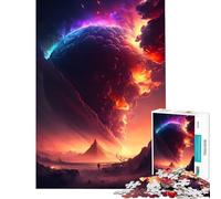 Puzzle de 1000 pièces pour Adultes Apocalypse Extraterrestre Jeu intellectuel Jeu Impossible pour Toute la Famille Cadeau pour Femmes et Hommes (Dimensions 38x52cm)