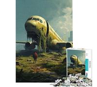 Puzzle de 1000 pièces pour Adultes Apocalypse Le dernier vol Jeu de réflexion décoration intérieure Cadeau Stimulant (Taille 38x26cm)