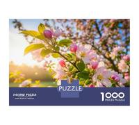 Puzzle De 1000 Pièces pour Adultes Apple Blossoms in Spring Sunlight Puzzles pour Adultes - Jeu De Réflexion Amusant Et Humoristique, Difficile Et Stimulant 70x50cm/1000pcs