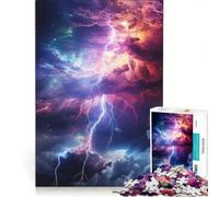 Puzzle de 1000 pièces pour Adultes Arc-en-Ciel et Orage Jeu de Construction améliore la mémoire Cadeau Unique pour Un Anniversaire ou Noël 50x75cm