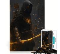 Puzzle de 1000 pièces pour Adultes Archer Mort-Vivant Jeu de réflexion Amusant avec Technologie de découpe Laser avancée,idéal pour Passer Le Temps (38x26cm)
