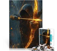 Puzzle de 1000 pièces pour Adultes Archer Mort-Vivant Jeux éducatifs Décoration d'intérieur Cadeau pour Les Anniversaires 52x38cm